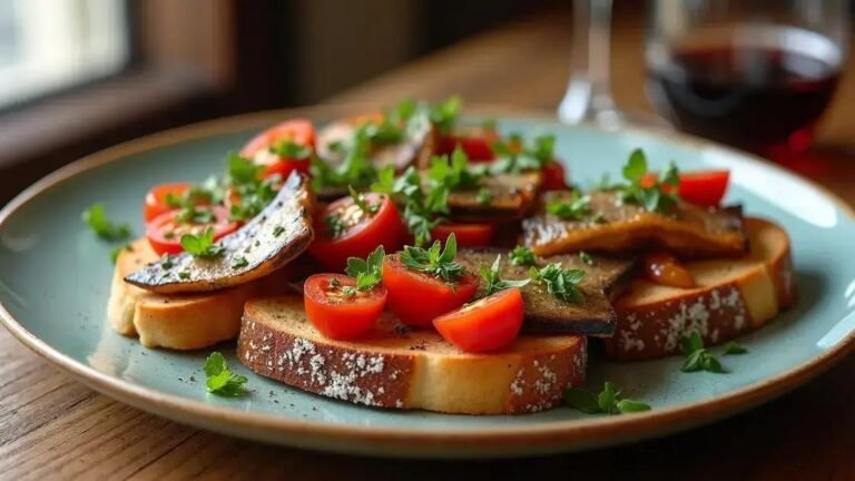 How To Prepare A Sardine And Tomato Bruschetta For Men Over