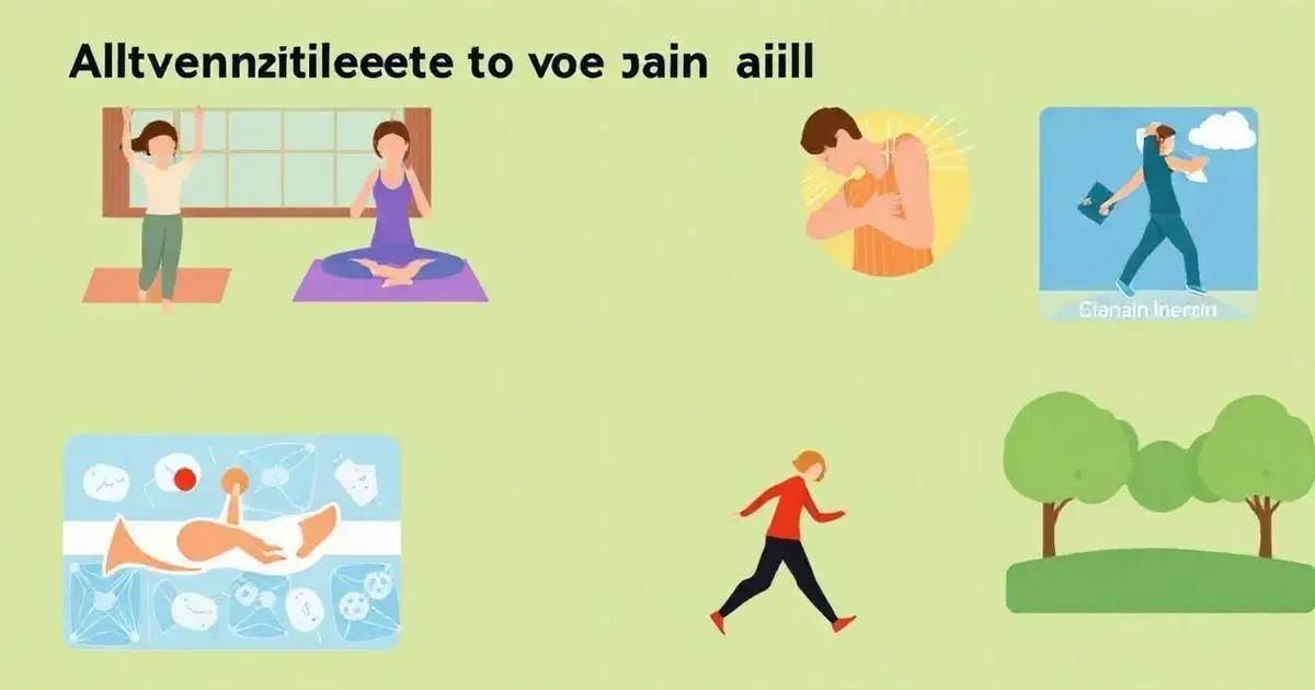 Alternatives to Painkillers for Pain Management