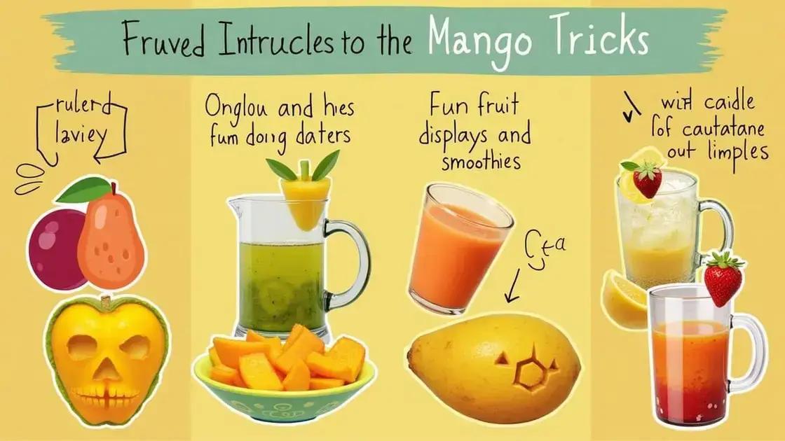 Alternatives to the Mango Trick