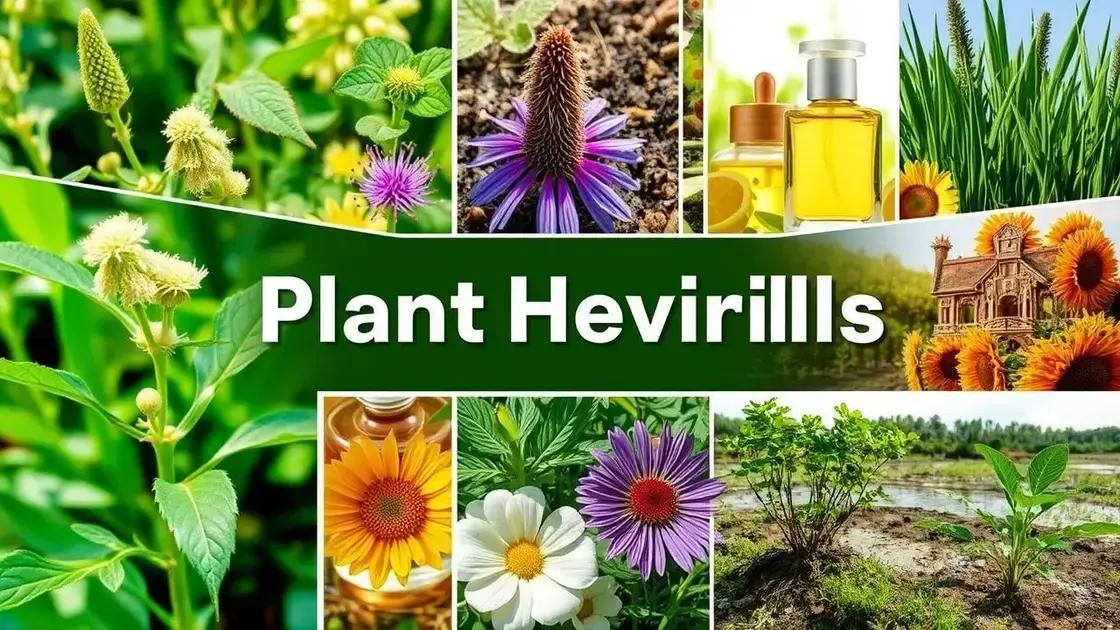 Applications of Plant Herbivirillis Today
