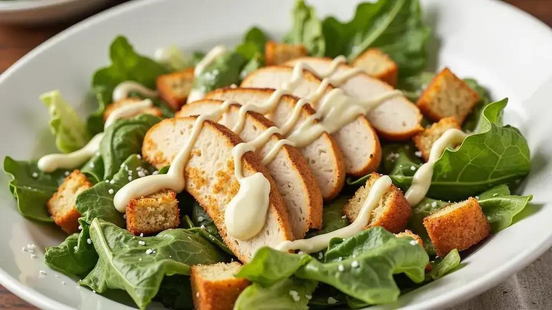 Assembling the Grilled Chicken Caesar Salad