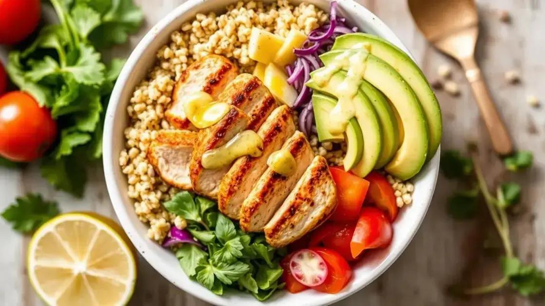 Assembling Your Grilled Chicken Bowl
