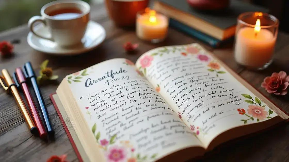 Benefits of a Gratitude Journal