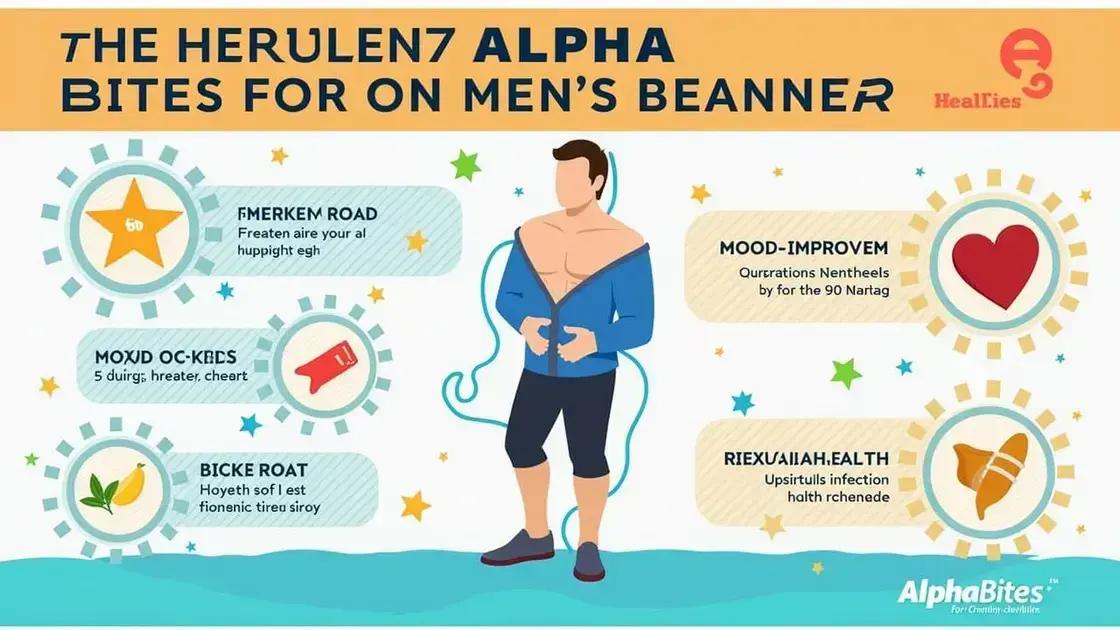 Benefits of Alpha Bites for Men