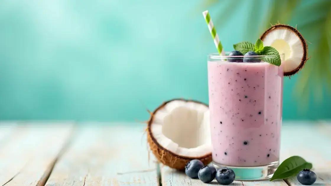 Benefits of Coconut Water in Smoothies