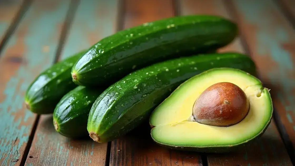 Benefits of Cucumber and Avocado for Men’s Wellness