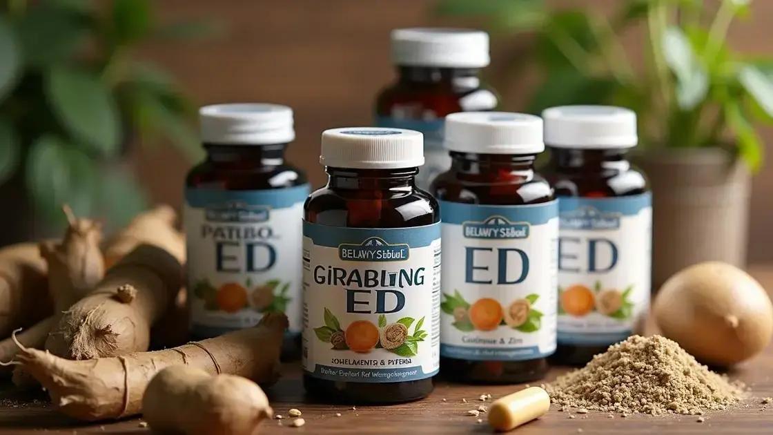 Benefits of ED Supplements