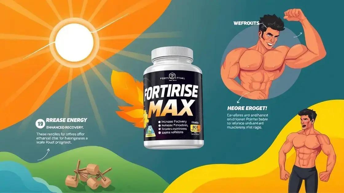 Benefits of Fortirise Max in the Body Benefits of Fortirise Max in the Body