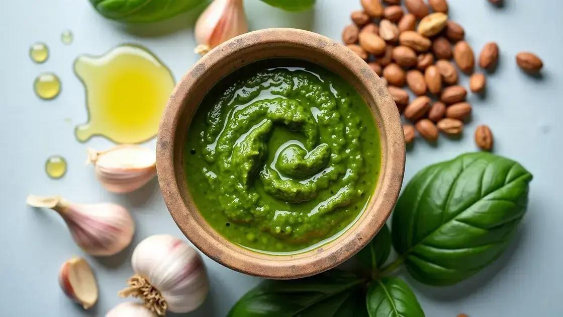Benefits of Garlic and Basil Pesto