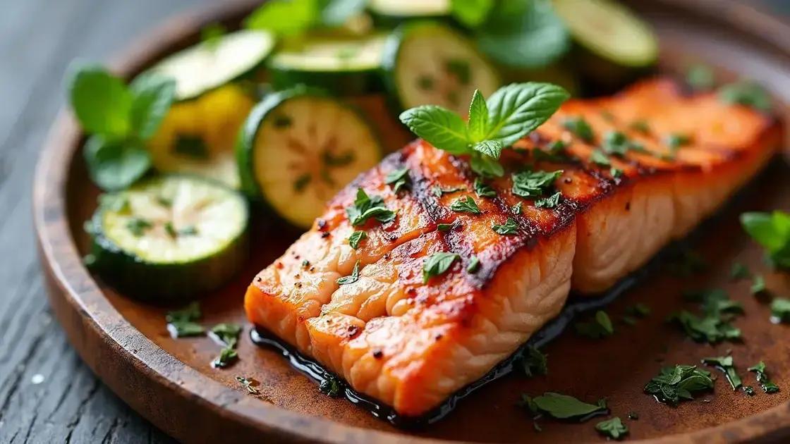 Benefits of Grilled Salmon and Zucchini