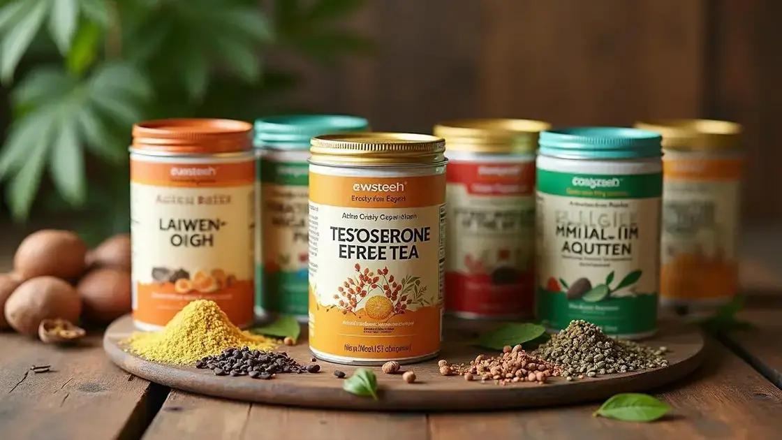 Benefits of Herbal Teas for Testosterone