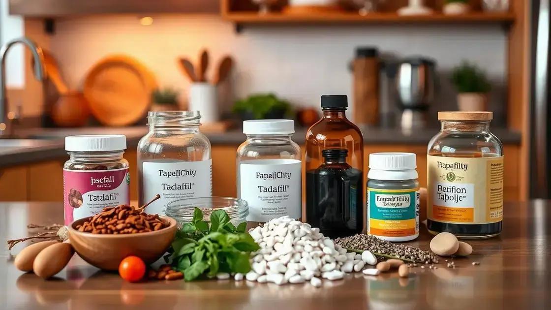 Benefits of Homemade Tadalafil