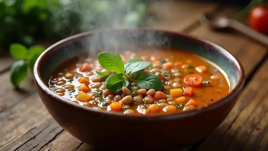 Benefits of Lentil Soup for Men Over 50