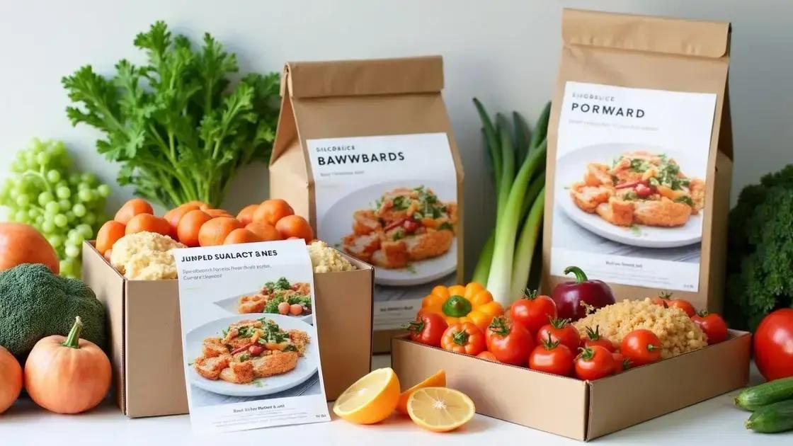 Benefits of Meal Delivery Kits