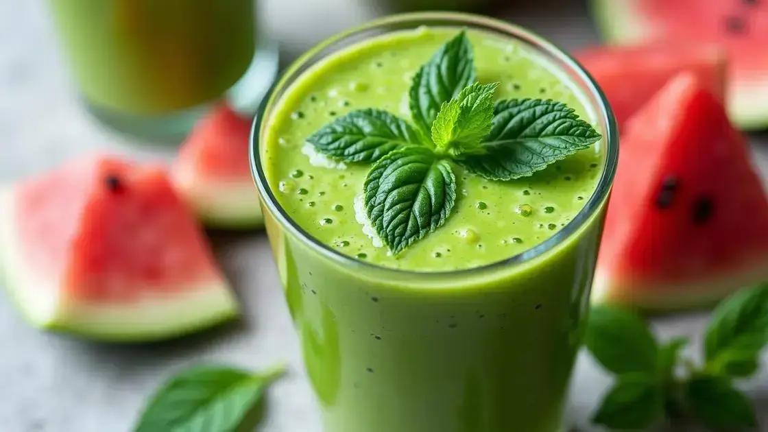 Benefits of Mint in Smoothies