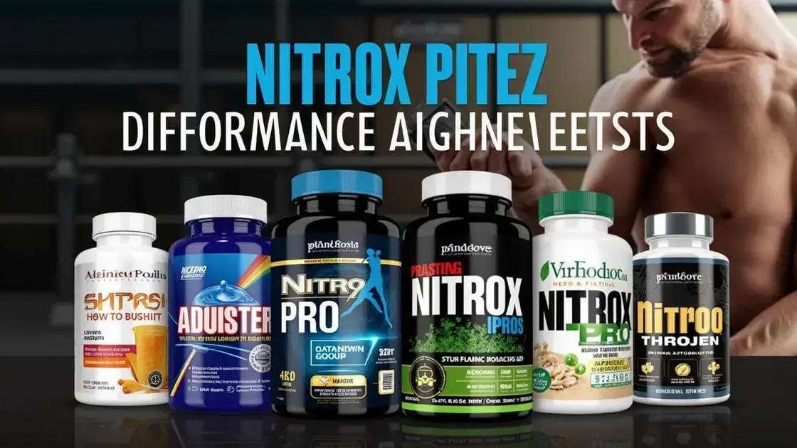 Benefits of NITROX PRO Alternatives