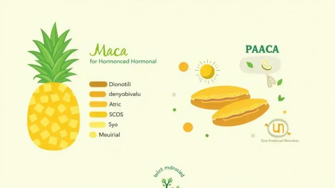 Benefits of Pineapple and Maca for Hormonal Health