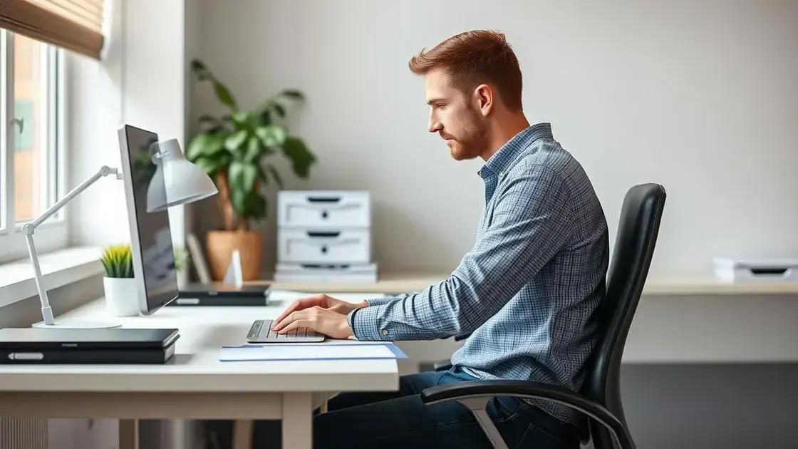 Benefits of Proper Posture for Men