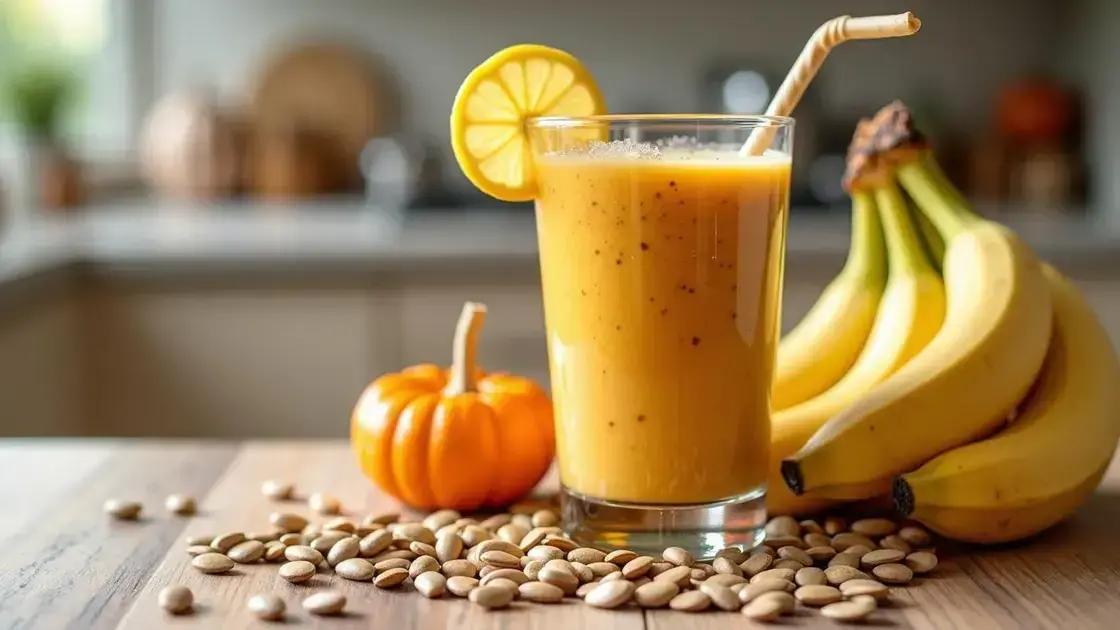 Benefits of Pumpkin Seed and Banana Smoothie