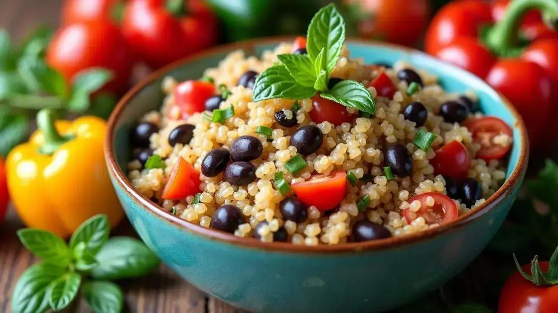Benefits of Quinoa and Black Beans