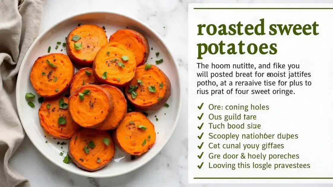 Benefits of Roasted Sweet Potatoes