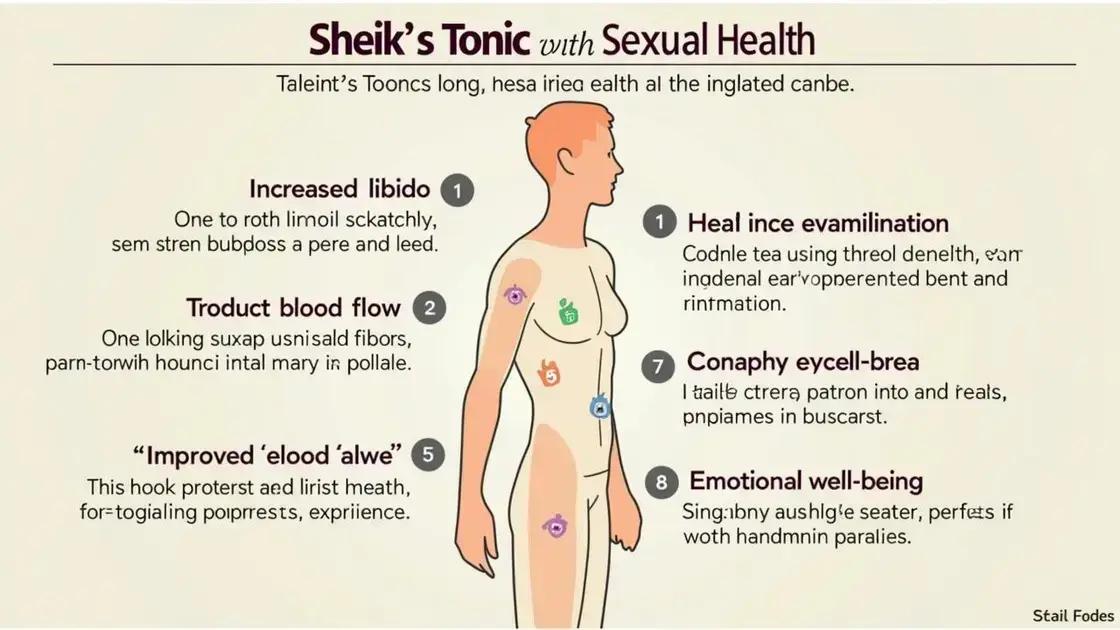 Benefits of Sheik’s Tonic on Sexual Health