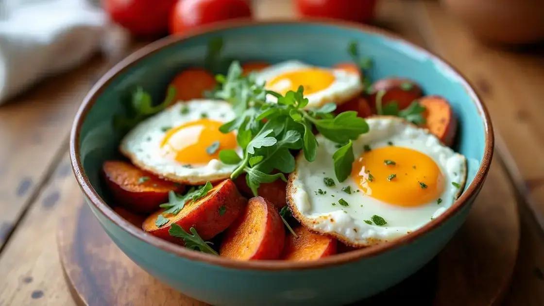 Benefits of Sweet Potatoes in Breakfast