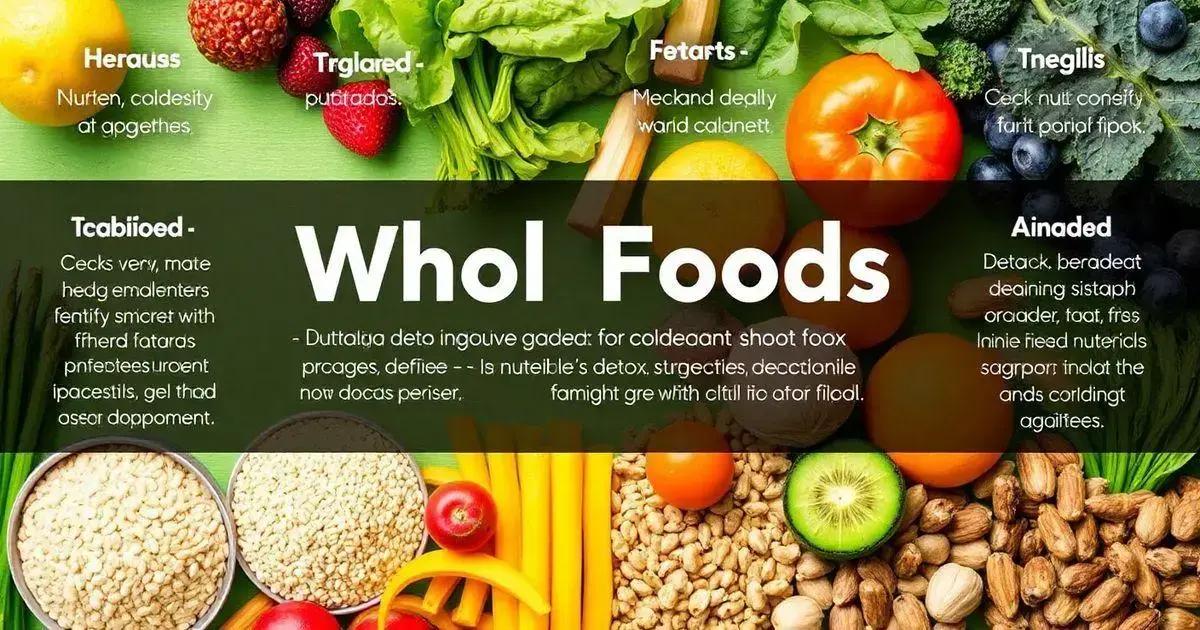 Benefits of Whole Foods in Detoxification
