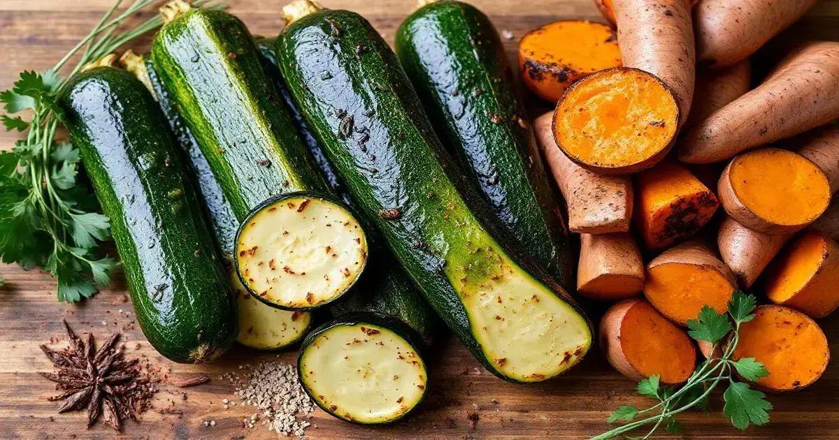 Benefits of Zucchini and Sweet Potatoes