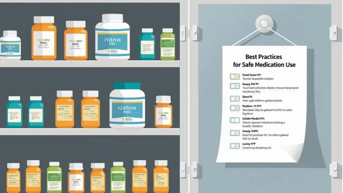 Best Practices for Safe Medication Use