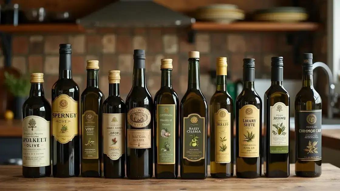 Choosing the Right Olive Oil