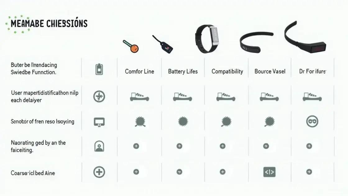 Choosing the Right Wearable Device