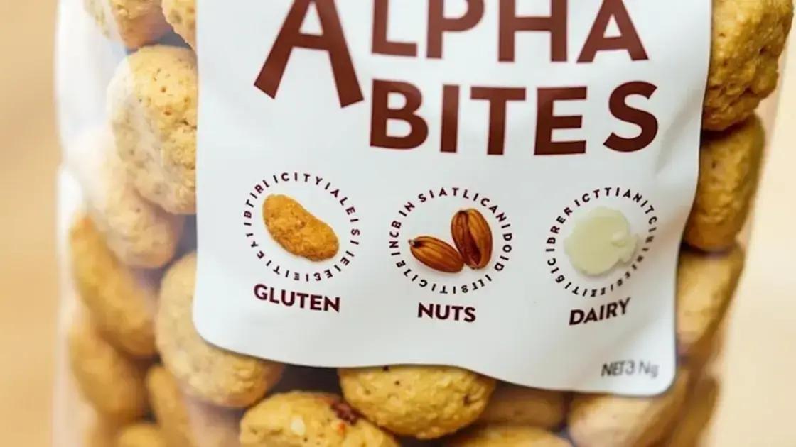 Common Allergens in Alpha Bites