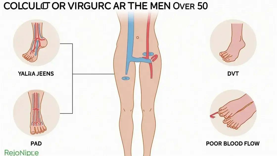 Common Circulation Issues in Men Over 50