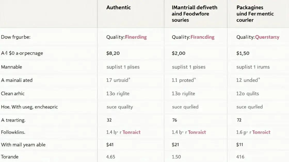 Common Features of Counterfeit Products