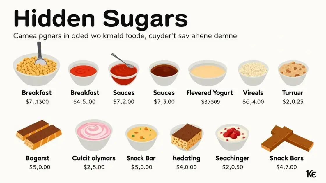Common Foods with Hidden Sugars