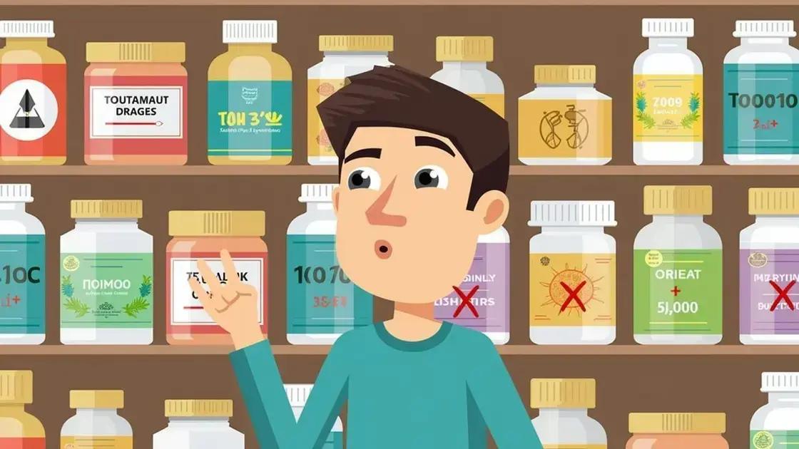 Common Mistakes to Avoid When Choosing Multivitamins