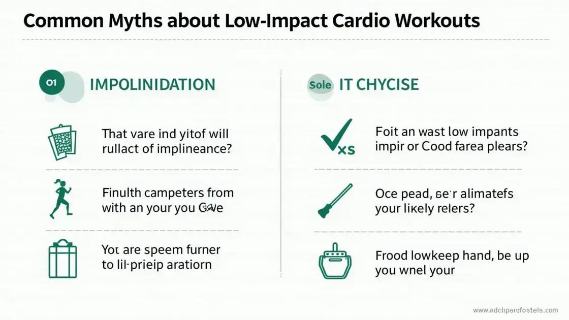 Common Myths About Low-Impact Cardio