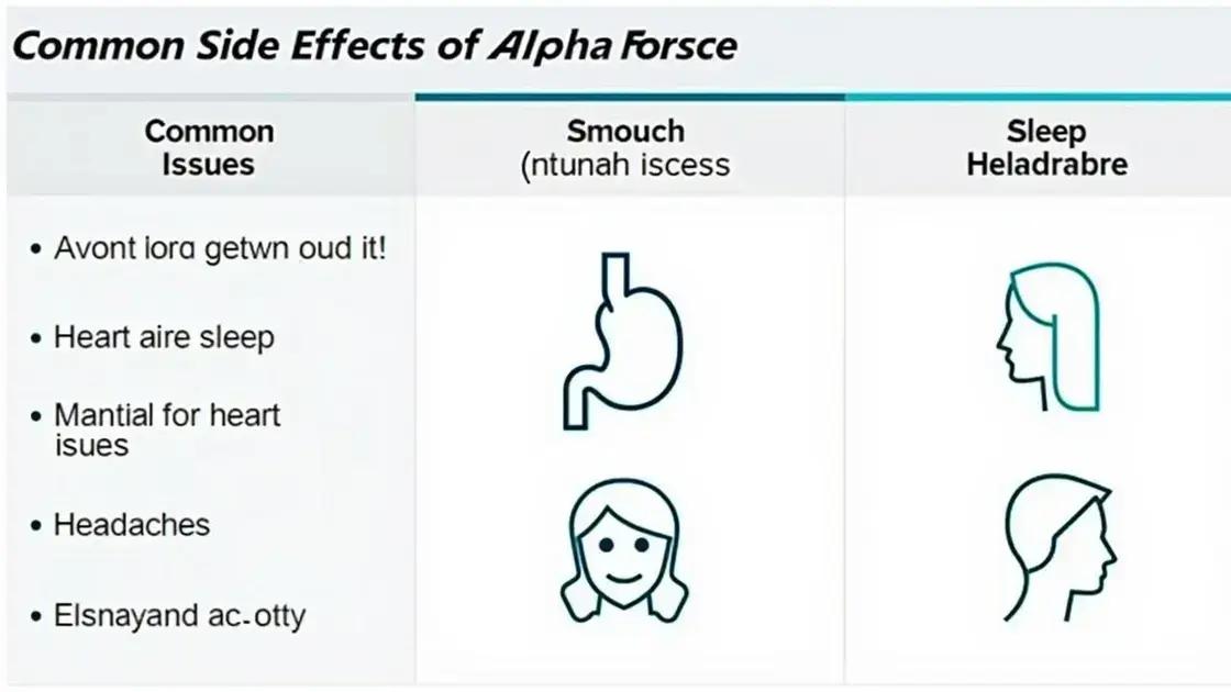Common Side Effects of Alpha Force