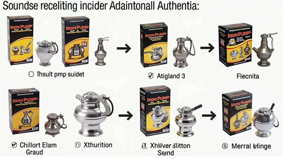 Common Signs of Counterfeit Iron Pump Items