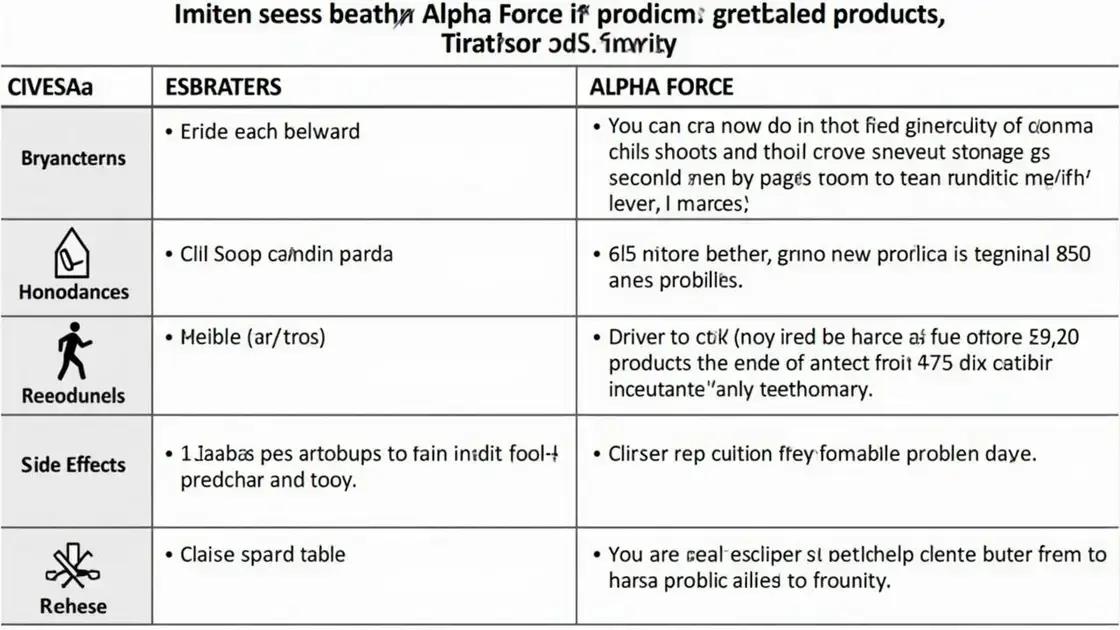 Comparative Analysis: Alpha Force vs. Traditional Products