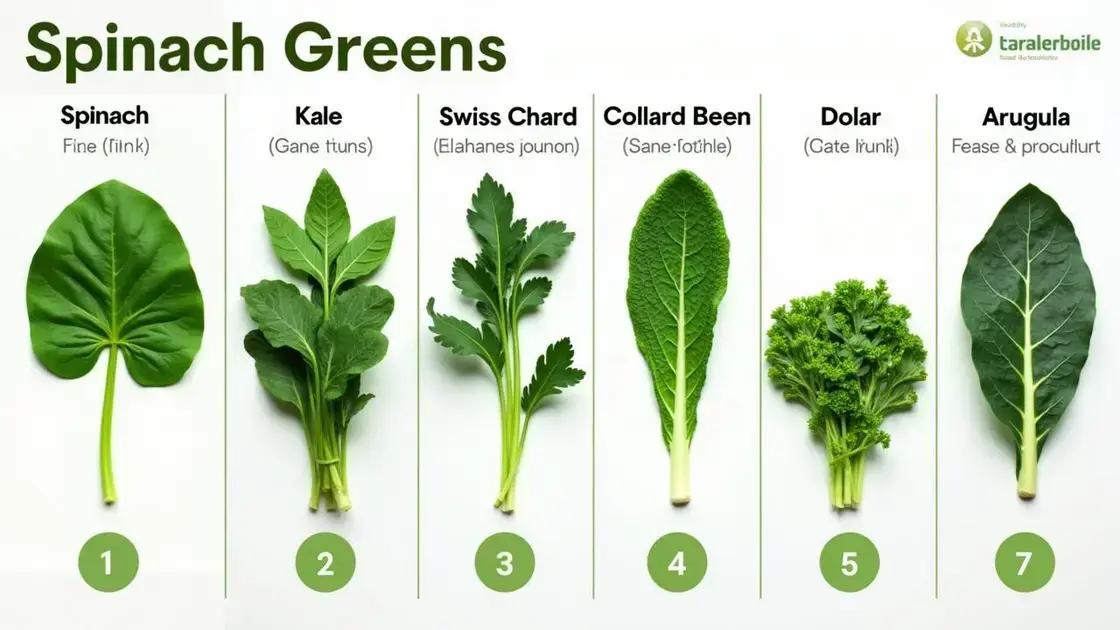 Comparative Analysis of Leafy Greens