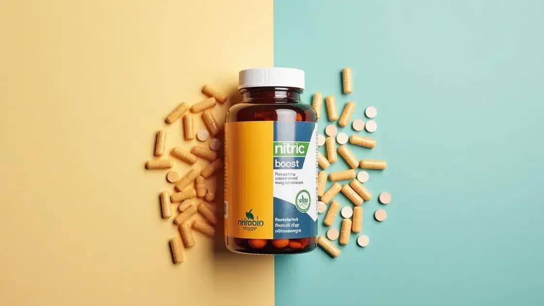 Comparing Nitric Boost with Traditional Medications
