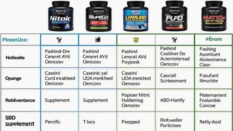 Comparison between Nitric Boost and Popular ED Supplements
