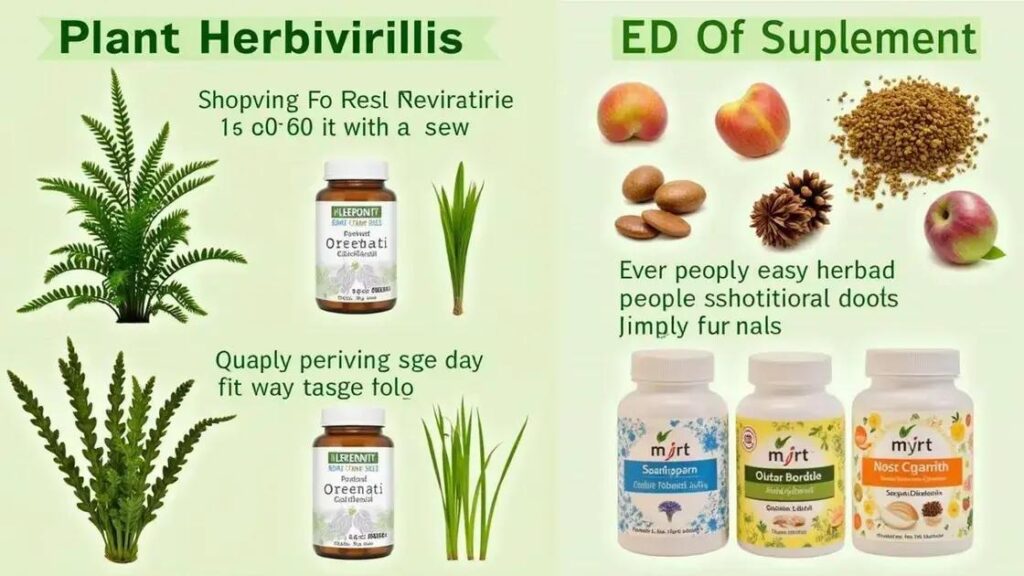 Comparison between Plant Herbivirillis and Other ED Supplements