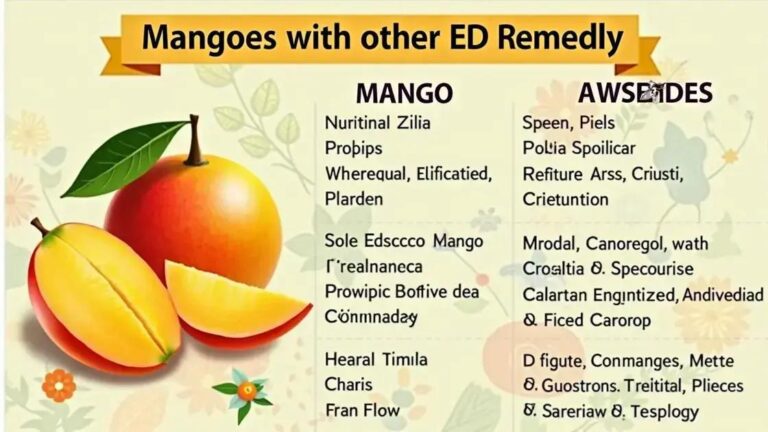 Comparison Between the Mango Trick and Other ED Remedies