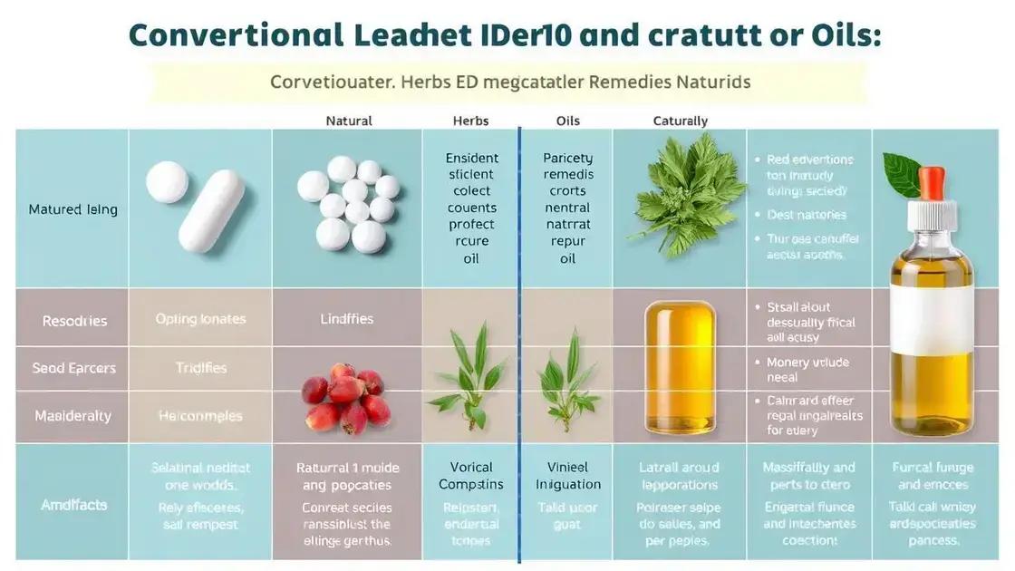 Comparison with Conventional ED Remedies