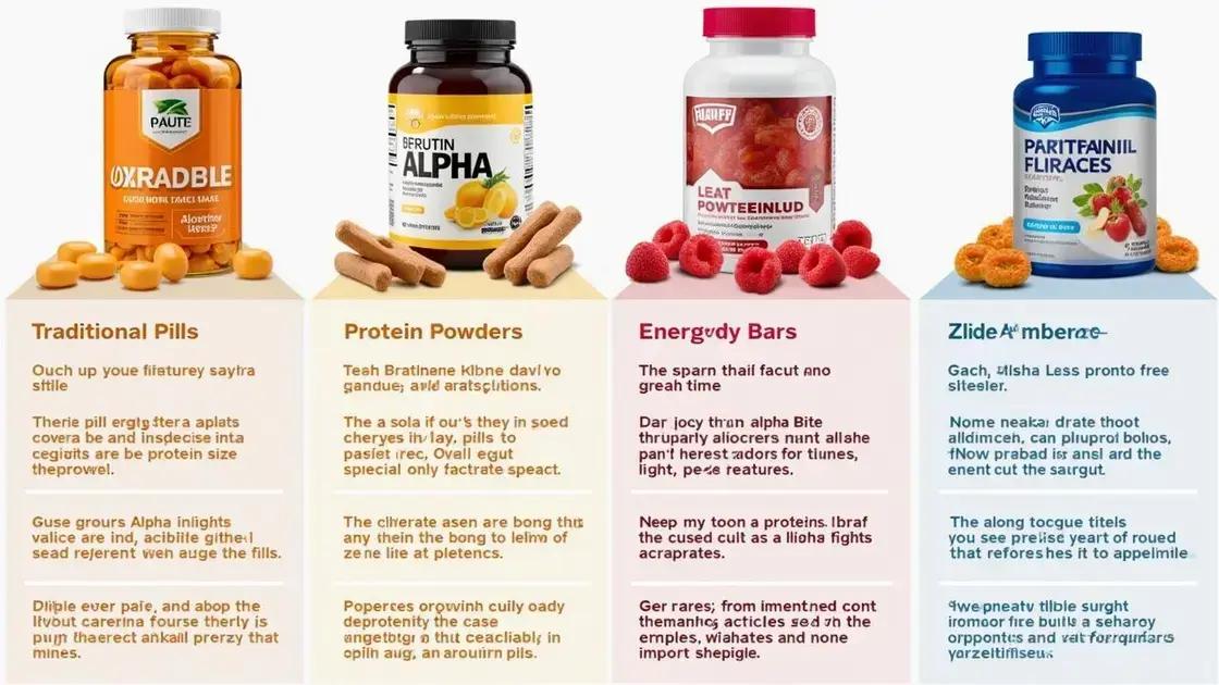 Comparison with Other Supplements
