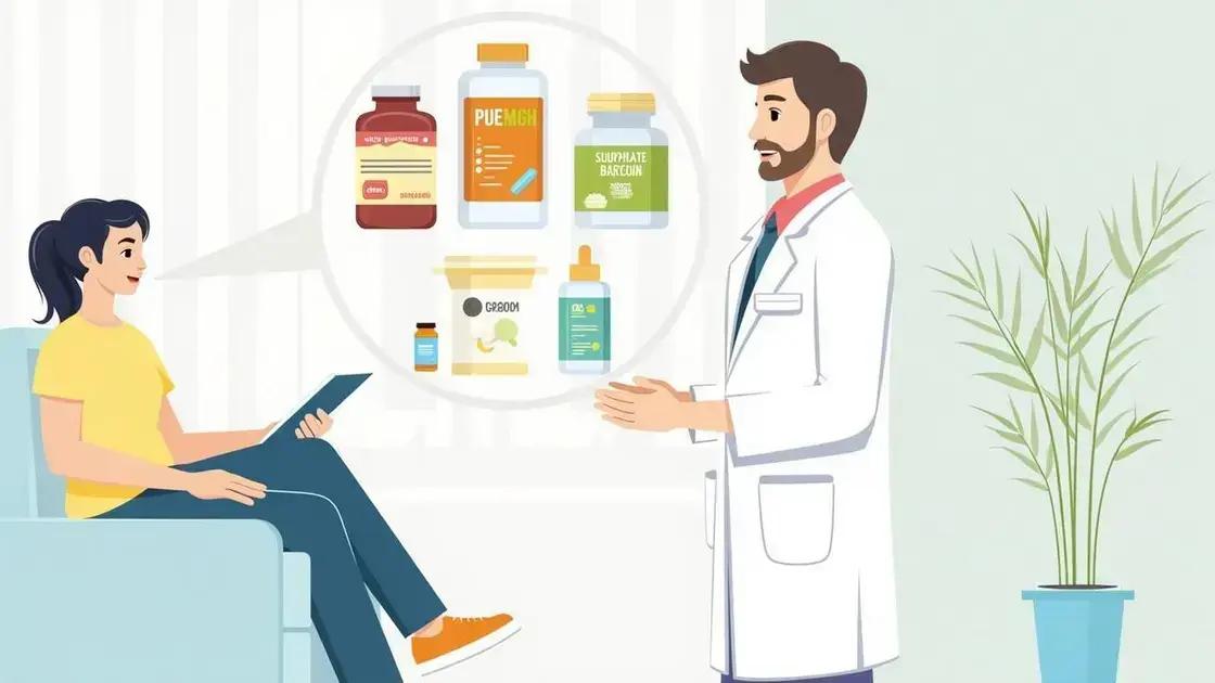Consulting Health Professionals about Supplements