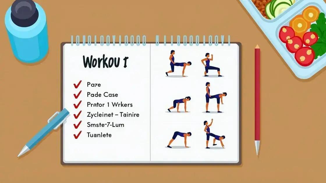 Creating a Balanced Workout Plan